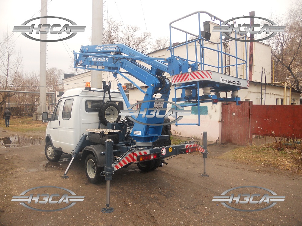 Автовышка (АГП) на базе ГАЗ 33023 (фермер)  12 метров