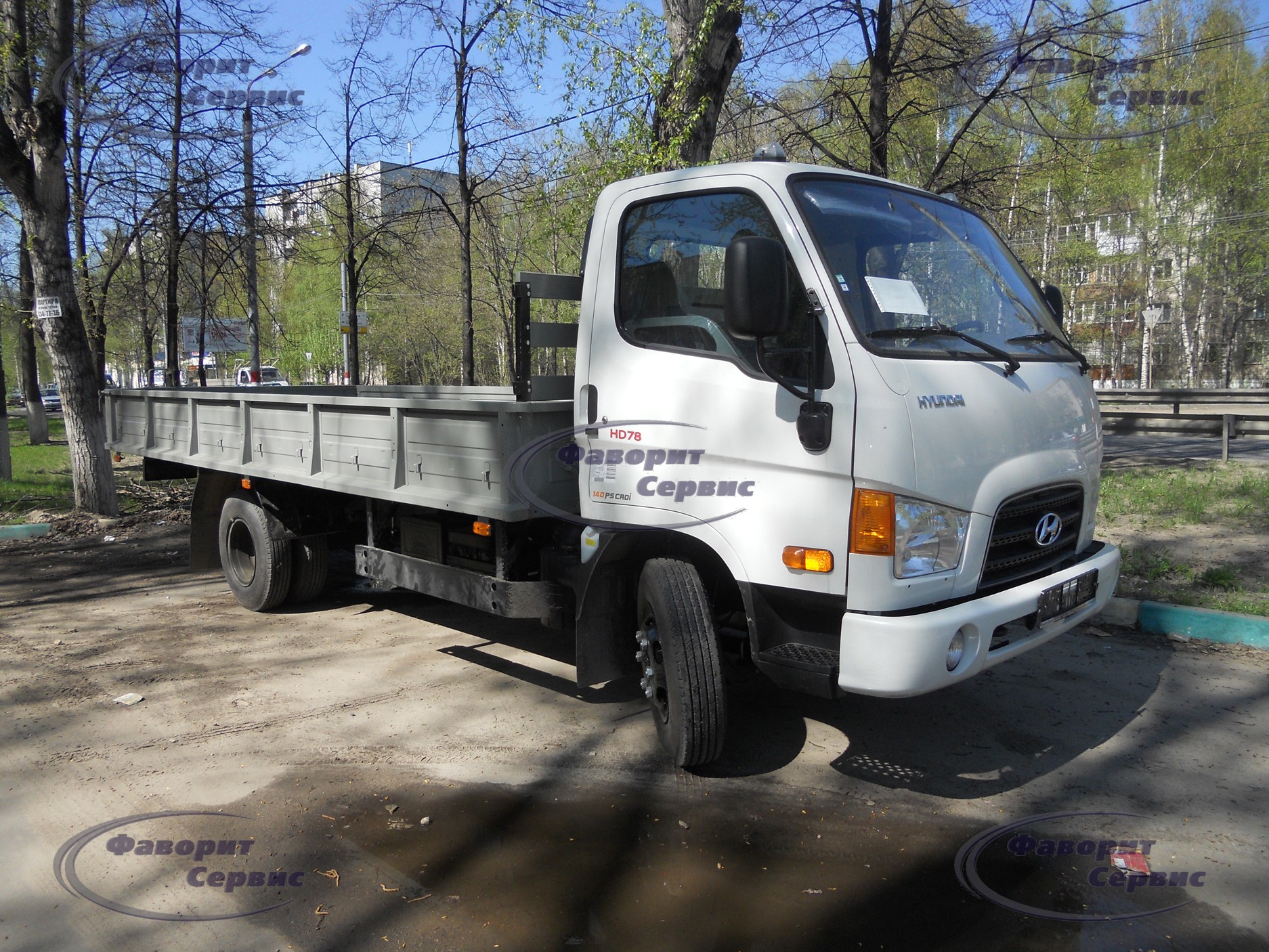 Бортовой Hyundai HD-78, 5.2 метра