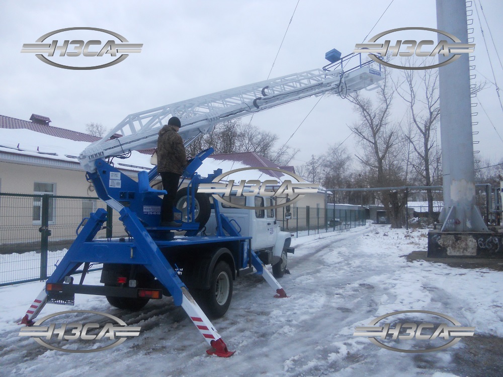 Автовышки на базе ГАЗ лестничного типа