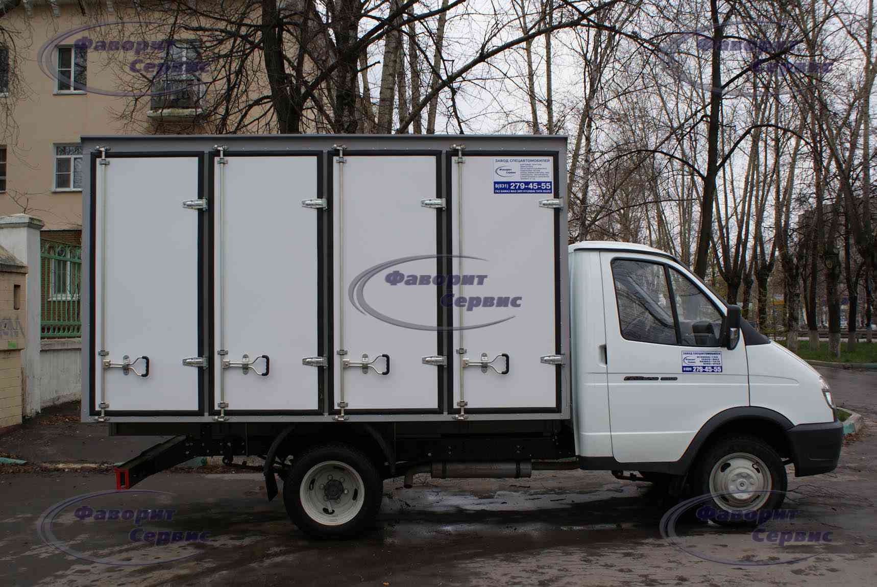Хлебный Фургон ГАЗ-3302  ГАЗЕЛЬ L=4.3м