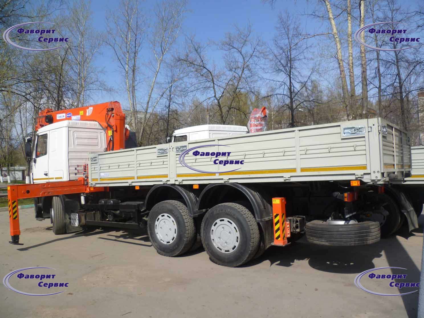 МАЗ 6312 Бортовой с КМУ DAIHAN-760 LONG