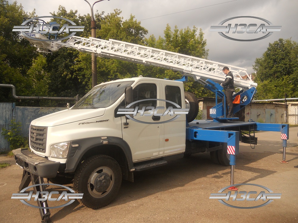 Автовышки на базе ГАЗ лестничного типа