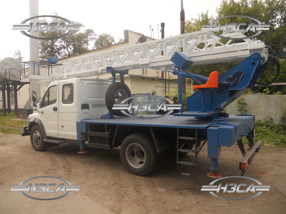 Автовышки на базе ГАЗ лестничного типа