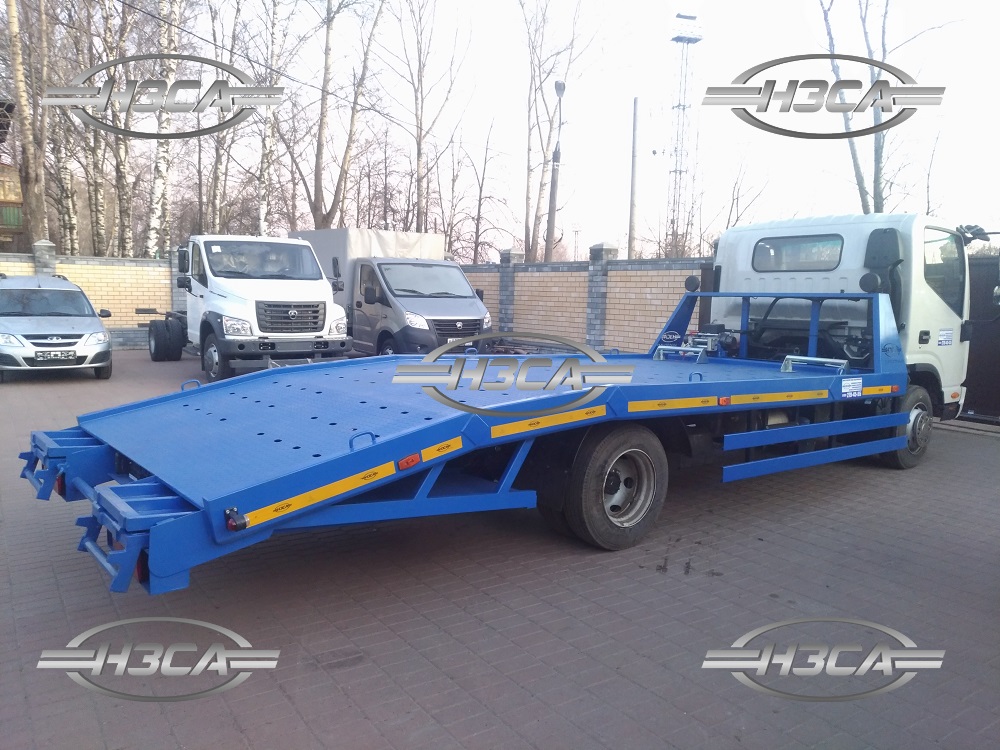 Эвакуатор Jac N-75 с ломаной платформой