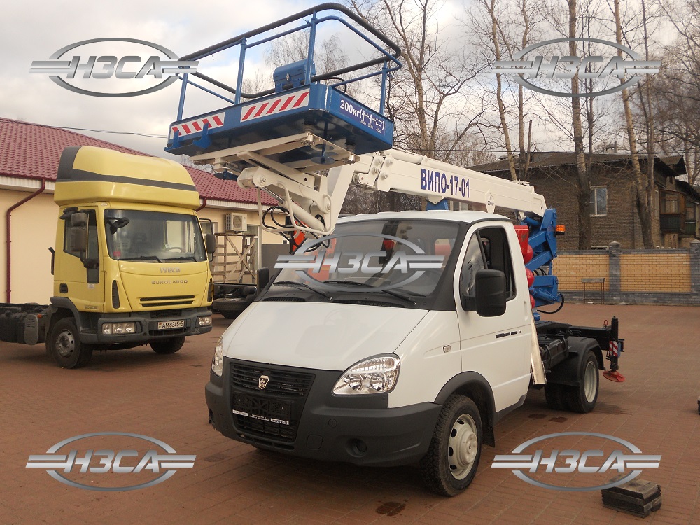 Автовышка (АГП) ГАЗ-3302 ГАЗель высотой 17 метров