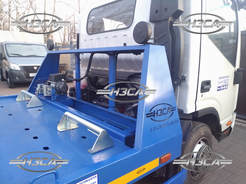 Эвакуатор Jac N-75 с ломаной платформой