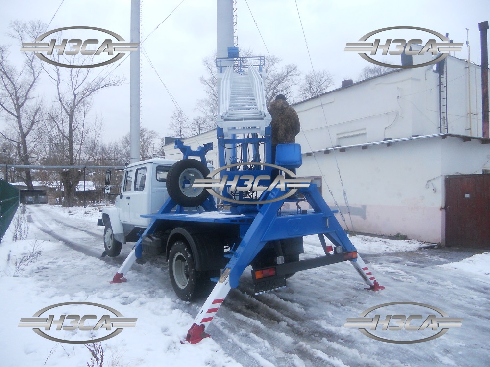 Автовышки на базе ГАЗ лестничного типа